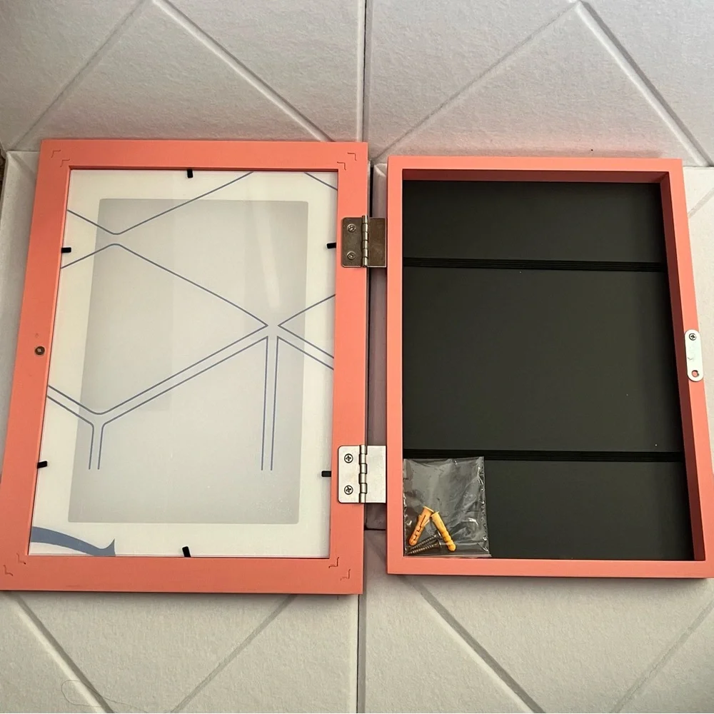 2 Lot Picture Frames Interchangeable  Tempered Glass, Artwork NEW!!!